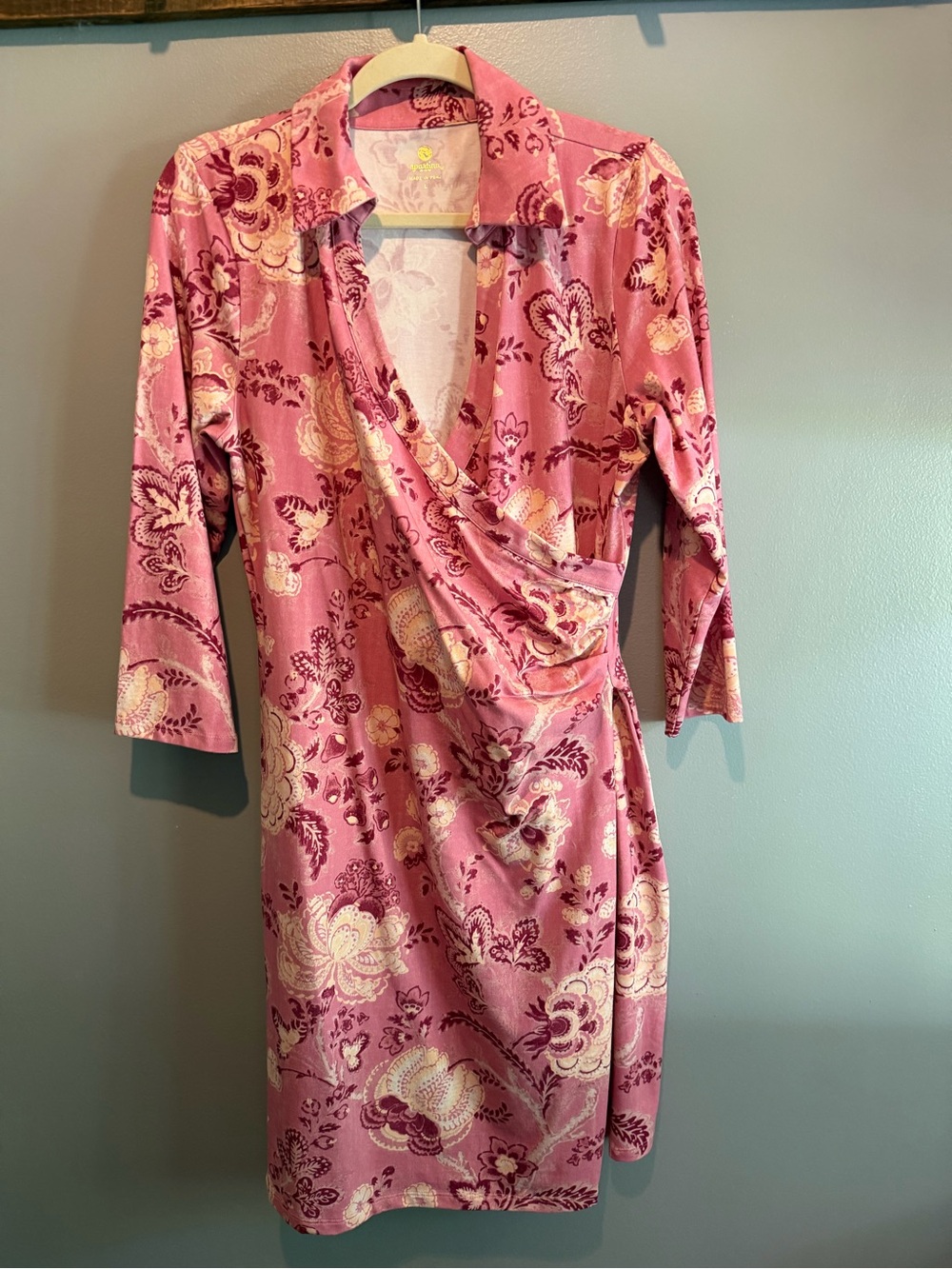 Spartina 449 Pink Floral Wrap Dress